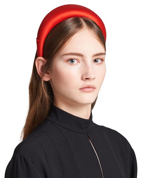 prada fiery red headband|prada headbands uk.